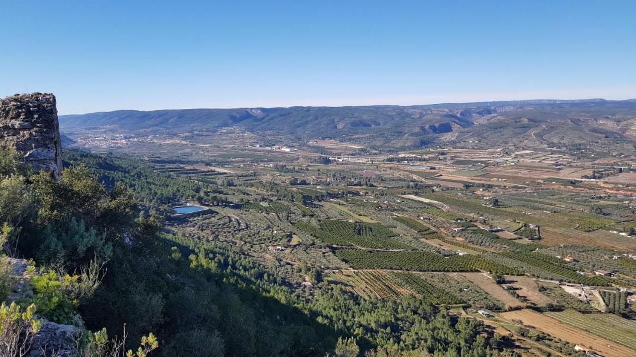 Casa Peseta, Casa Rural Vallada Buitenkant foto